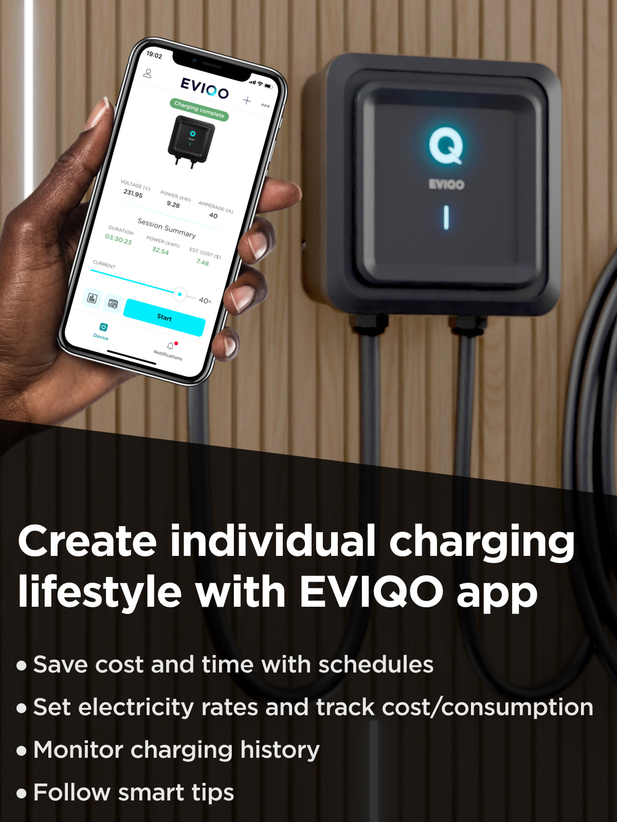 This is an illustration of plug in hybrid car charger. From the picture we can tell about ev level 2 charger 40 amp. The device is a solution for ev home charger installation. The image aslo includes: 50 amp level 2 charger