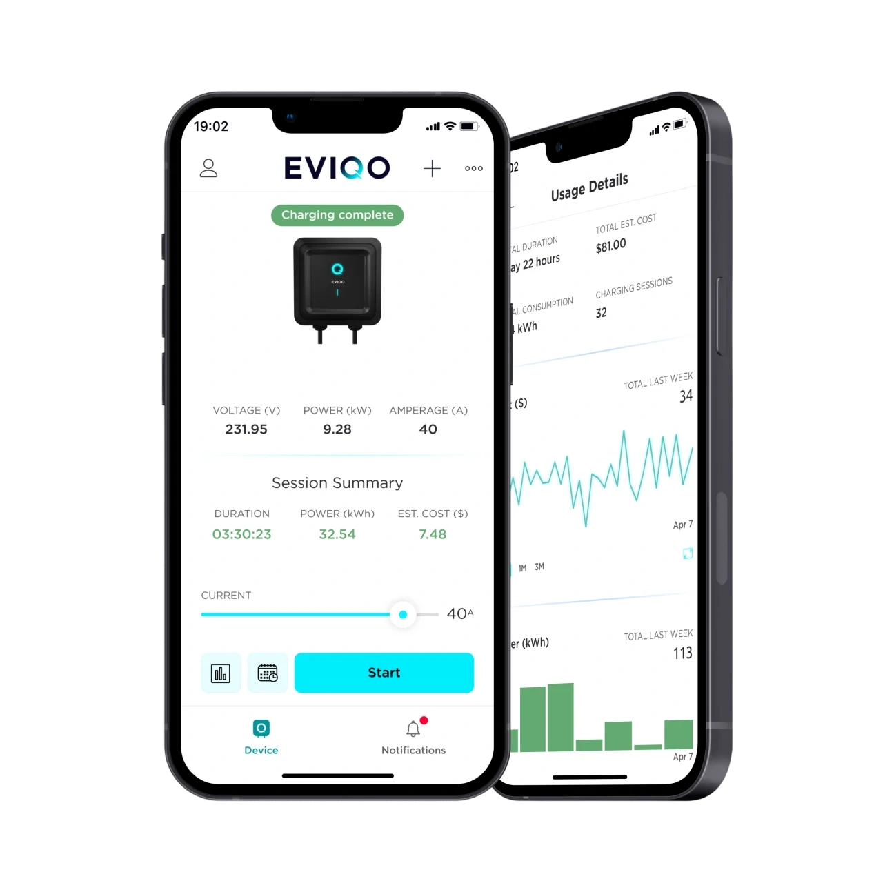 EVIQO App Interface