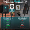 EVIQO Level 2 EV Charger GEN 2 NEMA 14-50 PLUG-IN (240V) - 40 Amp