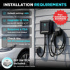 EVIQO Level 2 EV Charger Hardwire Version (240V) – 48 Amp (By Default)